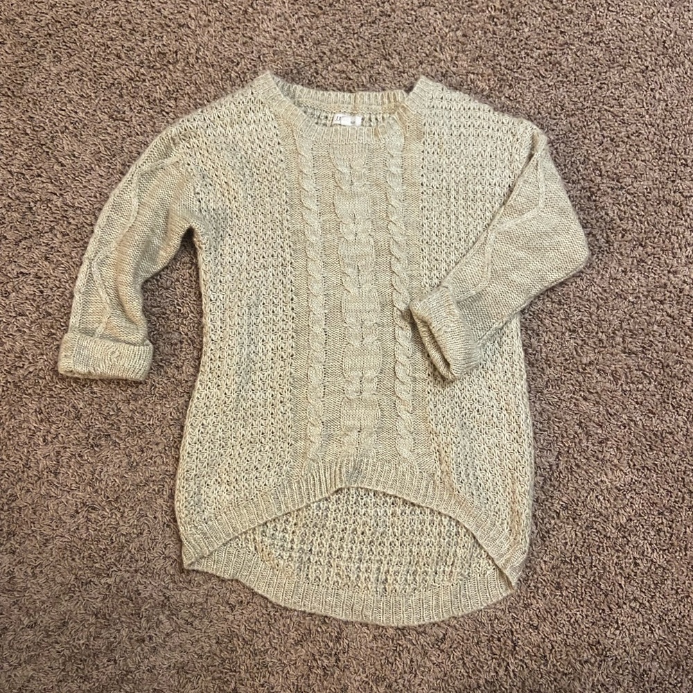 Cream sweater